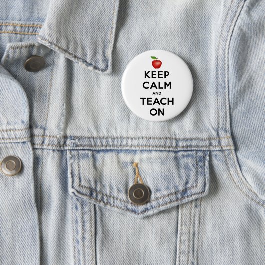 衣服誇りを持ったit保はCalmと教え On 缶バッジ (インサイチュ)