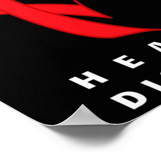 衣服赤と戦うハート病認識度Chdギフト ポスター (角)