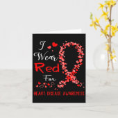 衣服赤ハート病認識度 カード (黄色い花)