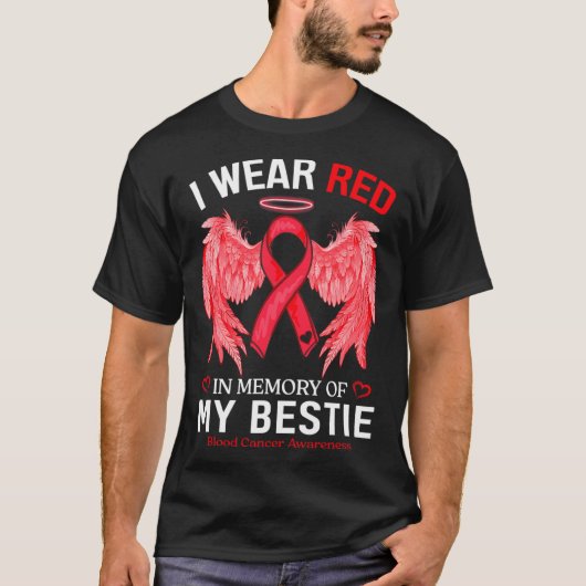 衣服赤血がん患者の記憶 Tシャツ (正面)