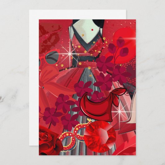 衣服赤 シーズンカード (正面/裏面)