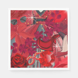 衣服赤 スタンダードランチョンナプキン