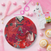 衣服赤 ペーパープレート (パーティー)