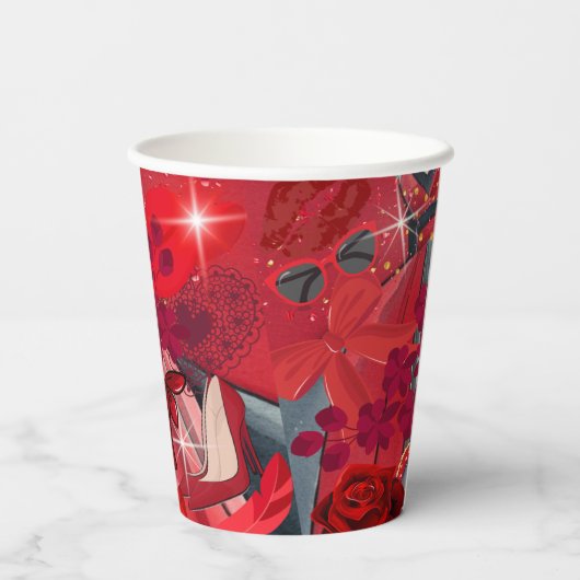 衣服赤 紙コップ (裏面)