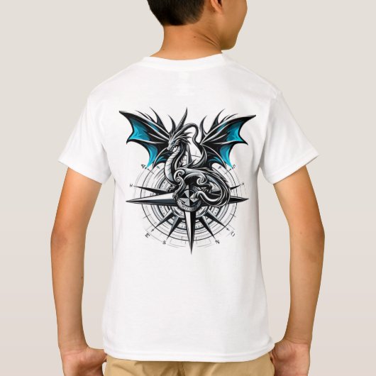 衣服靴キッズウェア靴ボーイズ Tシャツ (裏面)