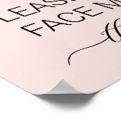 衣服顔マスク美しいサロンスパ安全性 ポスター (角)