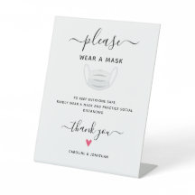 衣服·ア·マスク·ソーシャル·ディシンプルスタンシング·結婚ハート