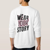 衣服：カスタマイズユニーク可能なTシャツ スウェットシャツ (裏面)