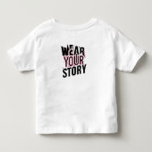 衣服:カスタマイズユニーク可能なTシャツ トドラーTシャツ (裏面)