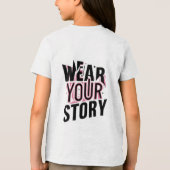 衣服：カスタマイズユニーク可能なTシャツ トライブレンドＴシャツ (裏面)