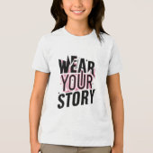 衣服：カスタマイズユニーク可能なTシャツ トライブレンドＴシャツ (正面)