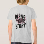 衣服：カスタマイズユニーク可能なTシャツ トライブレンドＴシャツ (裏面)