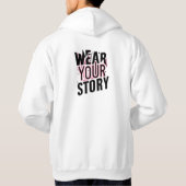 衣服：カスタマイズユニーク可能なTシャツ パーカ (裏面)