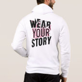 衣服：カスタマイズユニーク可能なTシャツ パーカ (裏面)