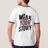 衣服：カスタマイズユニーク可能なTシャツ Tシャツ (裏面)