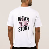 衣服：カスタマイズユニーク可能なTシャツ Tシャツ (裏面)