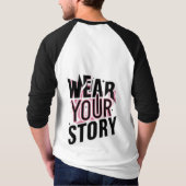 衣服：カスタマイズユニーク可能なTシャツ Tシャツ (裏面)