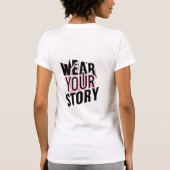 衣服：カスタマイズユニーク可能なTシャツ Tシャツ (裏面)