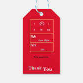 衣服 ギフトタグ (裏面)