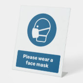 衣服 台座サイン (正面)