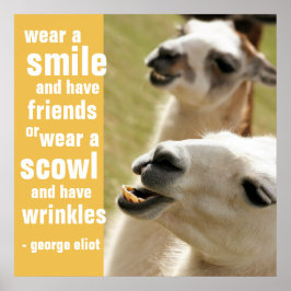 衣服aスマイルとフレンズジョージエリオット引用文 ポスター