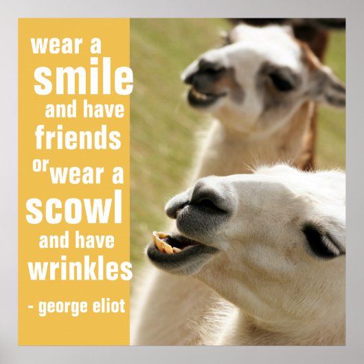 衣服aスマイルとフレンズジョージエリオット引用文 ポスター (正面)