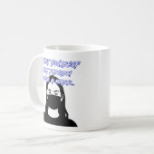 衣服Aマスクグラフィティスタイル コーヒーマグカップ (正面左)