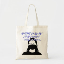 衣服Aマスクグラフィティスタイル トートバッグ