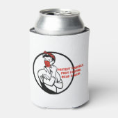 衣服Aマスクリベッタースタイル 缶クーラー (缶正面)
