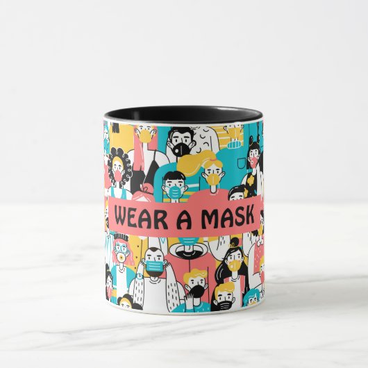衣服Aマスク マグカップ (中央)