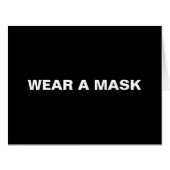 衣服aマスク、白黒ミニマリスト折り畳み記号 (正面横)