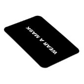 衣服aマスク、白黒ミニマル マグネット (右側)