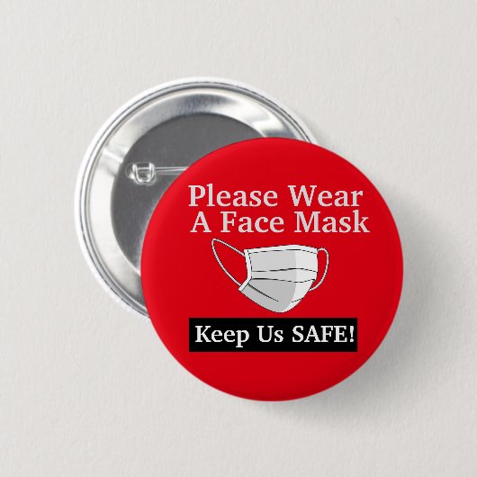 衣服A顔マスク 缶バッジ (正面&裏面)