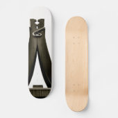 衣服Pin (黒及び白) スケートボード (正面)