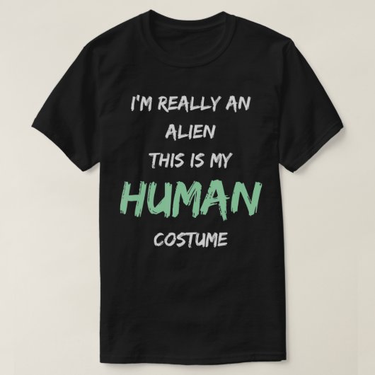 衣装これは私の人間の衣装は本当にIm Tシャツ (デザイン正面)