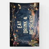 衣装とカクテルハロウィーン 横断幕 (縦)