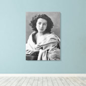 衣装のサラ・ベルナール， c.1860 キャンバスプリント (インサイチュ (ウッドフロア))