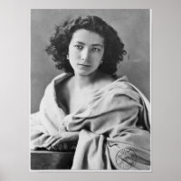衣装のサラ・ベルナール， c.1860