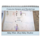 衣装のレンダリングのカレンダー カレンダー (カバー)