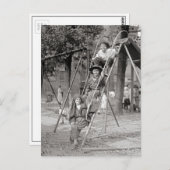 衣装の子ども， 1922 ポストカード (正面/裏面)