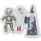 衣装の子供 シール (正面)
