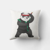 衣装の忍者としてのパンダ クッション (裏面)