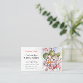 衣装の採用とパーティー用品の名刺 名刺 (スタンド正面)