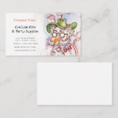 衣装の採用とパーティー用品の名刺 名刺 (正面/裏面)