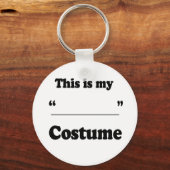 衣装を埋め空白のる キーホルダー (正面)