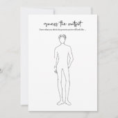 衣装を推測 – ブライダルシャワーゲーム シーズンカード (正面)