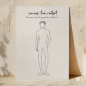 衣装を推測 – ブライダルシャワーゲーム シーズンカード