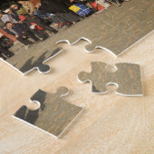 衣装を着たアマチュアフォークダンサーが楽しむ ジグソーパズル (側面)