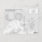 衣装を着たエスキモの子供たち、ヌニバク、アラスカ ポストカード (裏面)