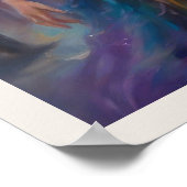 衣装を着たマルディグラスウーマンニューオーリンズバーボンセント ポスター (角)